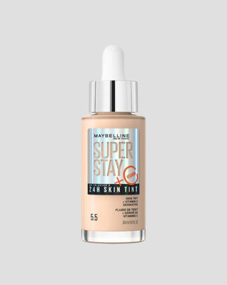 Дълготраен озаряващ фон дьо тен с витамин С Super Stay Skin Tint 5.5 Maybelline - 1