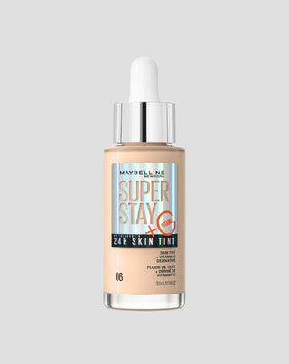 Дълготраен озаряващ фон дьо тен с витамин C Super Stay Skin Tint 06 Maybelline - 1