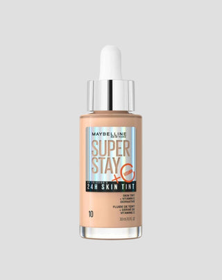 Дълготраен озаряващ фон дьо тен с витамин C Super Stay Skin Tint 10 Maybelline - 1