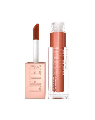 Гланц за устни с хиалуронова киселина и витамин Е Lifter Gloss 017 Copper Maybelline - 3