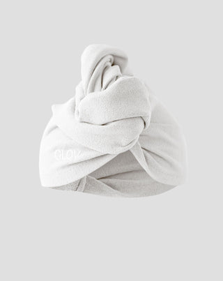 Бял тюрбан за всеки тип коса Hair Wrap Glov - 1