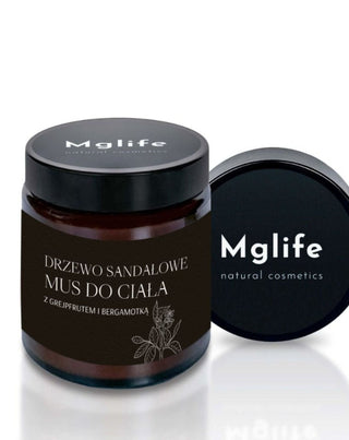 Сандалово дърво мус за тяло с грейпфрут и бергамот MgLife - 4