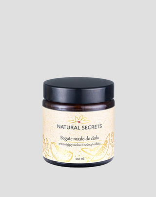 Масло за тяло с натурални масла с аромат на пъпеш и зелен чай Natural Secrets - 1