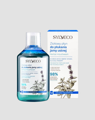 Билкова вода за уста с натурални екстракти без алкохол Sylveco - 2