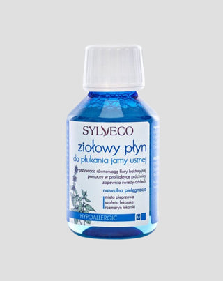 Билкова вода за уста с натурални екстракти без алкохол Sylveco - 1