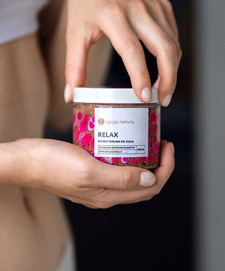 Почистващ скраб за тяло Relax естествен със сол Epsom Opcja Natura - 3
