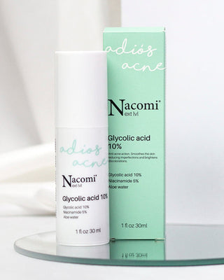 Нощен серум за лице с 10% гликолова киселина Nacomi Next Level - 2