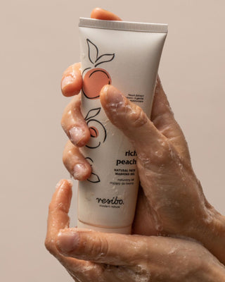Натурален измиващ гел за лице Rich Peach с екстракт от праскова 125 ml Resibo - 2