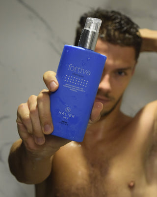 Шампоан против косопад за мъже с арганово масло Fortive 250 ml Halier - 2