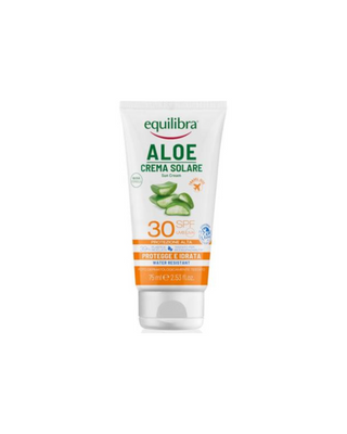 Слънцезащитен крем с алое вера SPF 30 UVA, UVB водоустойчив Equilibra - 1