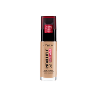 Дълготраен фон дьо тен с SPF 25 Infaillible Fresh Wear 140 Golden Beige L'Oreal Paris - 1