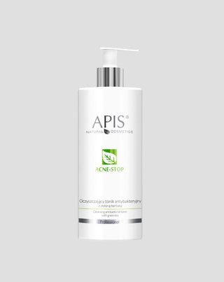 Почистващ антибактериален тоник със зелен чай Acne-Stop Apis - 1
