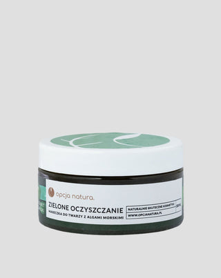 Маска за лице против несъвършенства Зелено почистване Opcja Natura