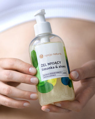 Гел за измиване на тяло и лице Лайм & Алое 100% натурален Опция Natura_2 - 2