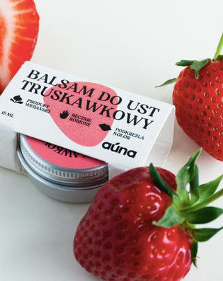 Балсам за устни подчертаващ цвета на устните и придаващ блясък - ягода Auna - 4