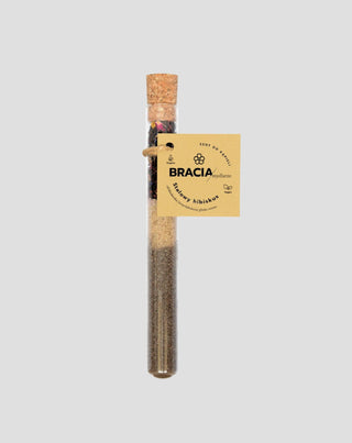 Успокояващ шот за вана със сол магнезий-калий Стоманен Хибискус Bracia Mydlarze