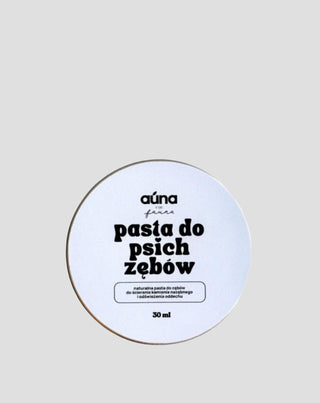 Паста за кучешки зъби кокос-банан неутрализира миризмата и отстранява камъка Auna For Fauna 30 ml