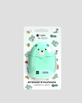 Сапун на листенца за деца с аромат на лимон и мента HiSkin for Kids 50 броя - 1