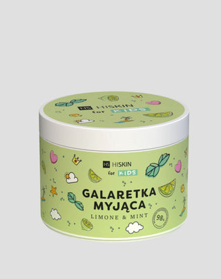 Гел за измиване за баня за деца зелен сладък лайм HiSkin for Kids - 1