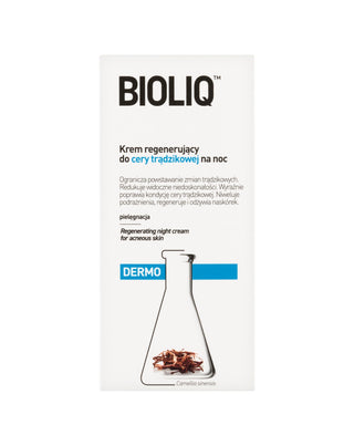Регенериращ нощен крем за кожа склонна към акне Dermo Bioliq - 1