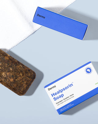 Черно африканско сапун против акне, псориазис и екзема Healpsorin Dermz_2 - 2