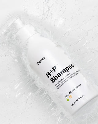 Шампоан с коноп и пробиотици, който се бори със сърбежа и лющенето на скалпа H+P Dermz_2