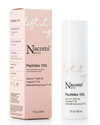 Серум за лице с пептиди против бръчки 10% повдига линията на челюстта Nacomi Next Level - 1