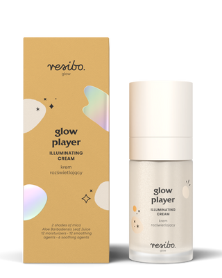 Озаряващ и хидратиращ крем Glow Player за лице 30 ml Resibo - 1