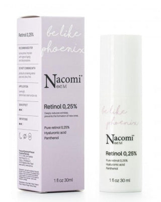 Нощен серум за лице с ретинол 0,25% за бръчки и акне Nacomi Next Level - 1