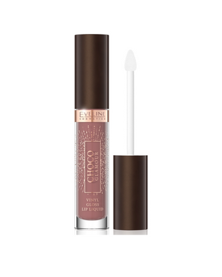 Течно червило с ефект glossy lips 03 Тофи Choco Glamour Eveline - 1