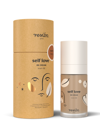 Естествен и екологичен крем BB Self Love за лице с оттенък Слънчево бежово 30 ml Resibo - 2