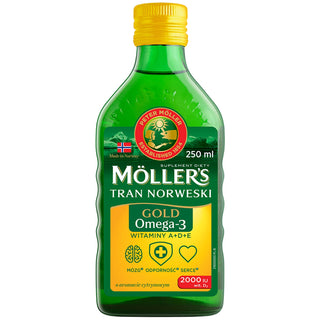 Норвежки транквилант с вкус на лимон на Gold Moller с 2000 IU витамин D3 - 1