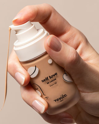 Естествен и екологичен крем BB Self Love за лице с оттенък Натурално Бежово 30 ml Resibo - 2
