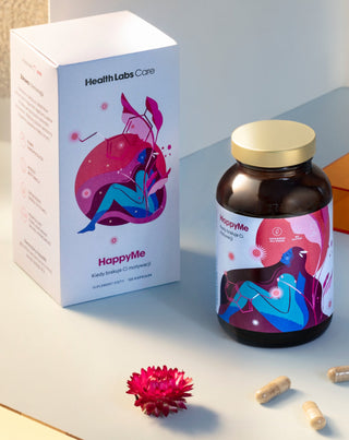 Хранителна добавка за добро настроение и самочувствие HappyMe Health Labs Care 120 капсули
