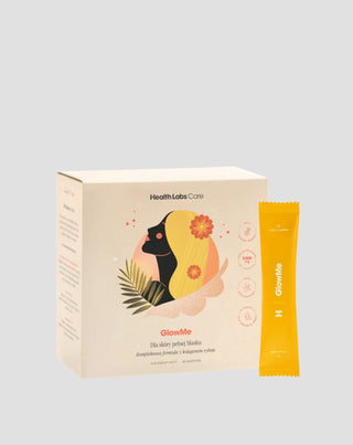 Колаген за пиене GlowMe с вкус на Ананас-Манго Health Labs Care 30 сашета - 1