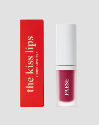 Леко, матово течно червило без лепкавост The Kiss Lips 05 Raspberry Red от Paese - 1