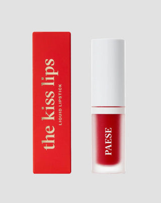 Леко, матово течно червило без лепкаво усещане The Kiss Lips 06 Classic Red от Paese