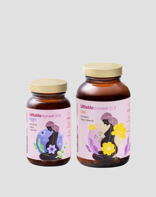 Добавка подпомагаща правилно развитие на бременността LittleMe 2 и 3 тримесечие Health Labs Care 150 капсули - 1