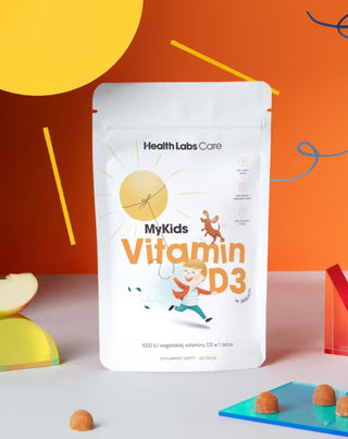 Вегански витамин D за деца MyKids Vitamin D3 в дъвки Health Labs Care 60 бройки - 2