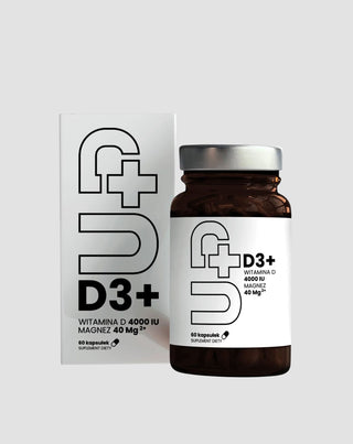 Хранителна добавка Up D3+ Витамин D3 в съчетание с магнезий UP Health Pharma 60 капсули - 3