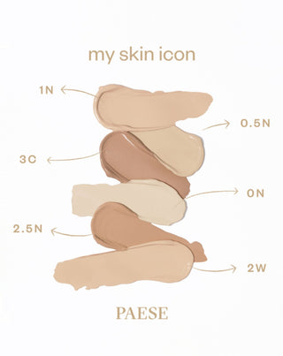 Матиращ фон дьо тен за лице 0.5N porcelain My Skin Icon Paese - 4