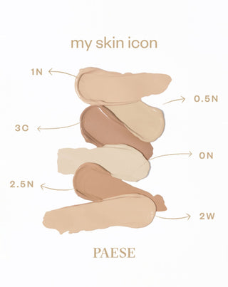 My Skin Icon Paese матиращ фон дьо тен за лице 0N алабастър - 4