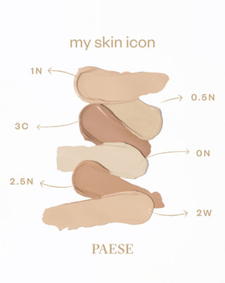 Матиращ грунд за лице 1N ecru My Skin Icon Paese - 3