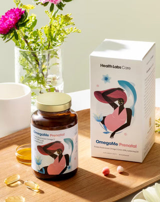 OmegaMe Prenatal Мастни киселини Омега 3 DHA и EPA от риба с витамин D3 Health Labs Care 60 капсули - 2