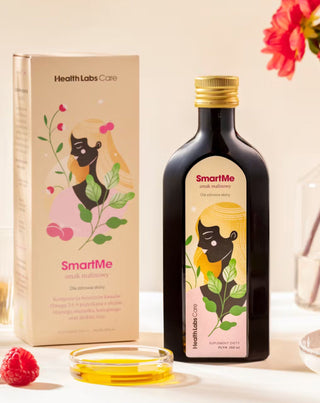 SmartMe Хранителна добавка за по-добро състояние на кожата с малинов вкус Health Labs Care - 2