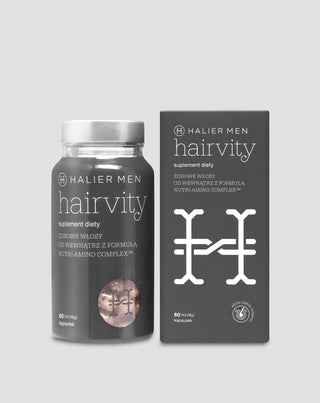 Таблетки против косопад за мъже против оплешивяване Hairvity Men Halier 60 капсули - 4