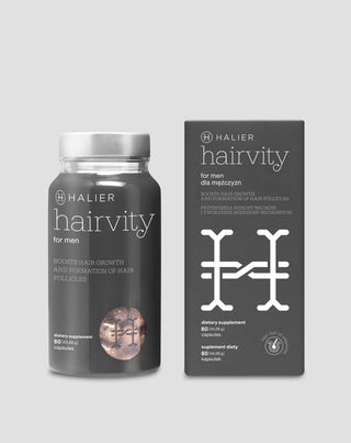 Таблетки против косопад за мъже Hairvity Men Halier 60 капсули - 5