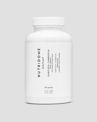 Гарциния Камбоджа 1500 mg/ден таблетки за подпомагане на храносмилането Nutridome 180 капсули - 1