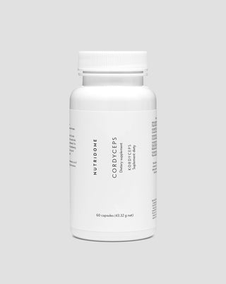 Екстракт от кордицепс 1200mg 7% кордицепсова киселина енергия имунитет Nutridome 60 капсули