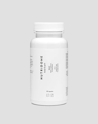 NAC N-ацетилцистеин силен антиоксидант за подпомагане на регенерацията хранителна добавка Nutridome 60 капсули - 1